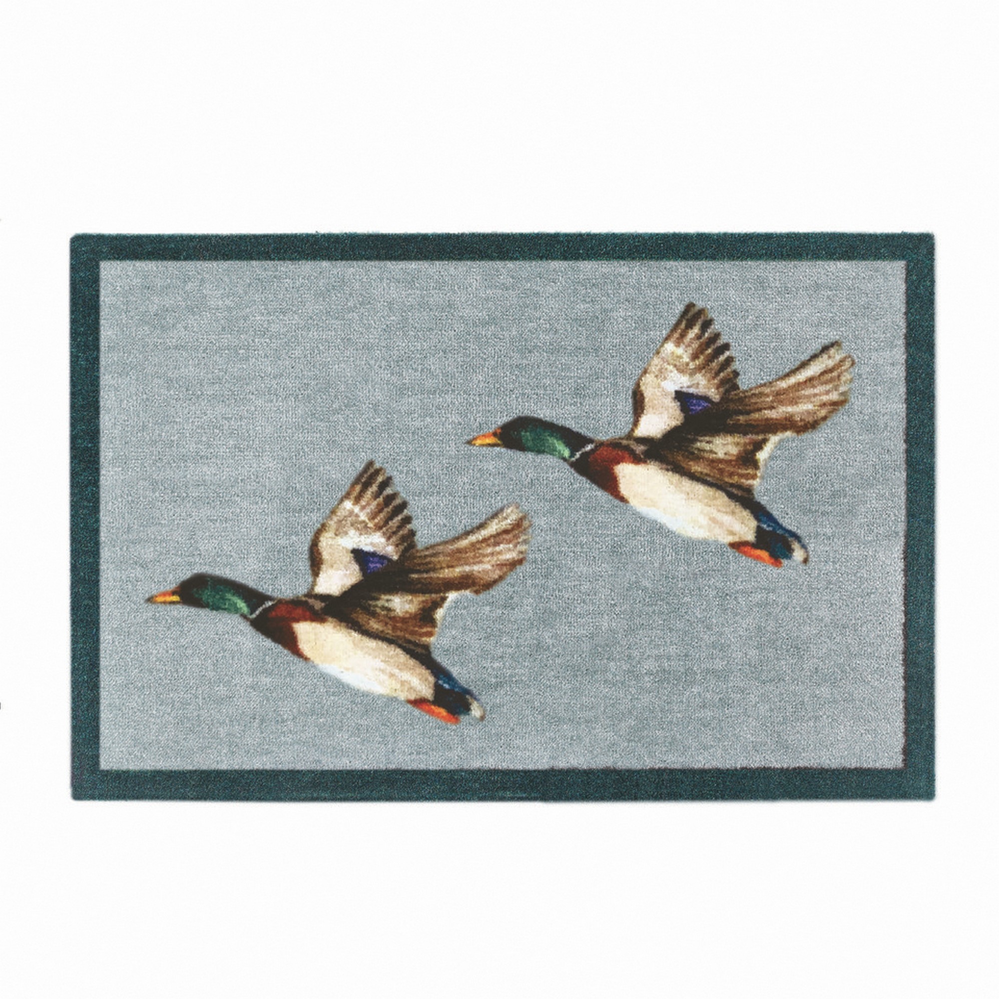 My Flying Ducks Washable Anti Slip Doormat In Blue